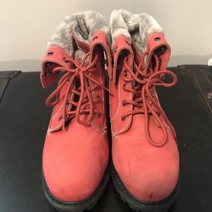 SafetyGirl Pink Steel Toe Boots